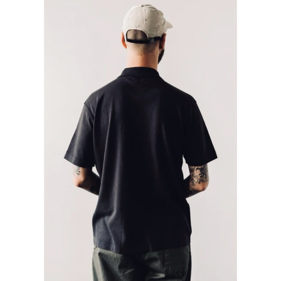 LADY WHITE CO. • Black/White Short Sleeve Button Down Shirt, S - Picture 11 of 16